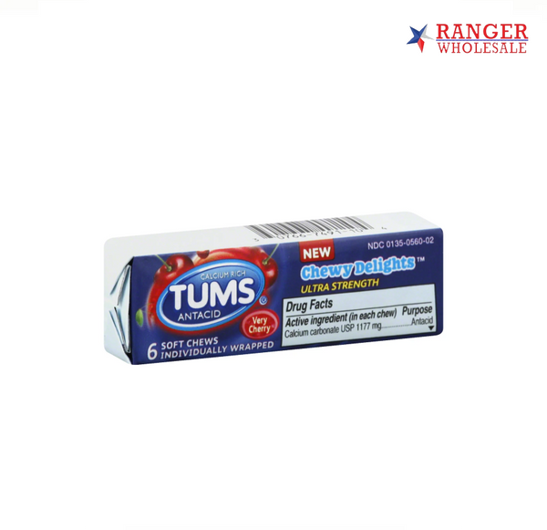 TUMS DELIGHTS VERY CHERRY
