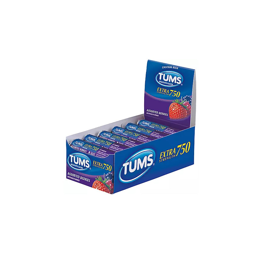 TUMS EXT-750 ASST BERRIES 12CT