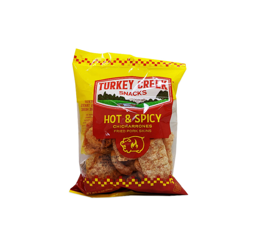 TURKEY PORK SKIN2OZ12CTHOTSPCY