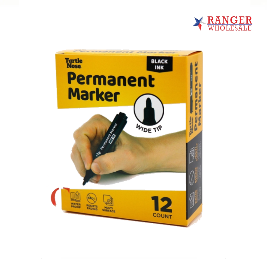 TURTLE PERMANENT MARKER 12CT