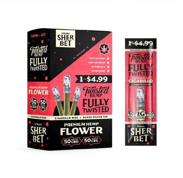 TWISTED HEMP SHERBETFLOWER10CT