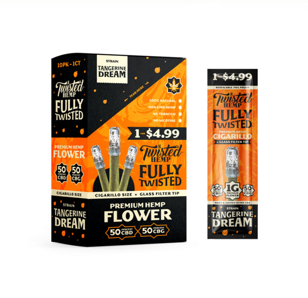 TWISTED HEMP TANGERINE FLO10CT