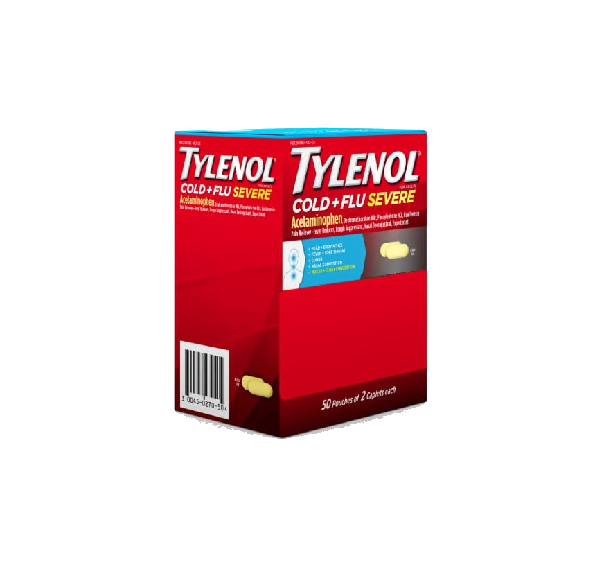 TYLENOL COLD FLU SEVERE 50/2CT
