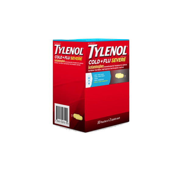TYLENOL COLD FLU SEVERE 50/2CT
