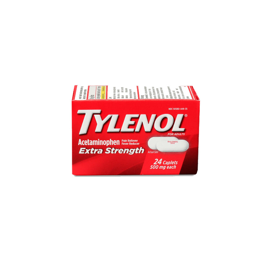 TYLENOL EXTRA STR CAPLET 24CT
