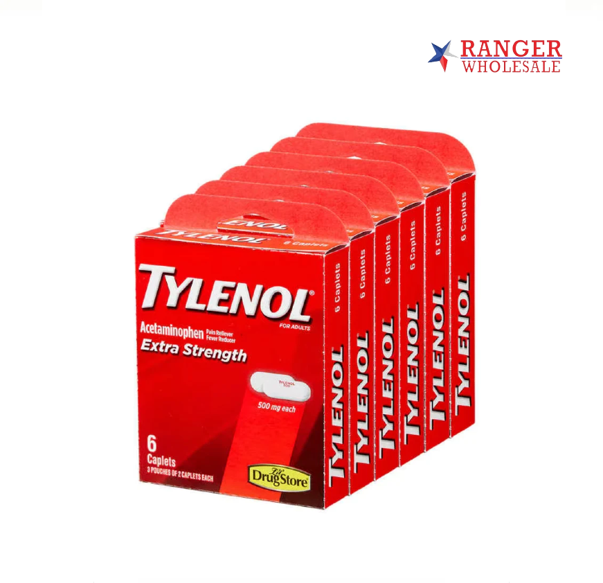 TYLENOL EXT STR 6PK/ 6CT