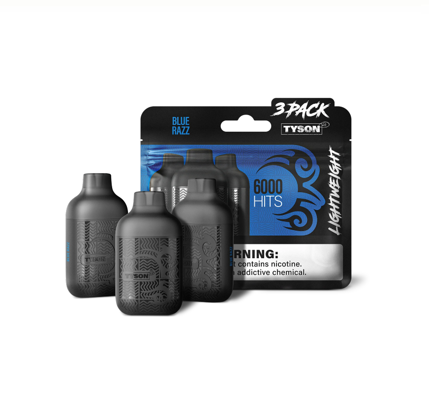 TYSON 6000HITS 3PACK 10CT