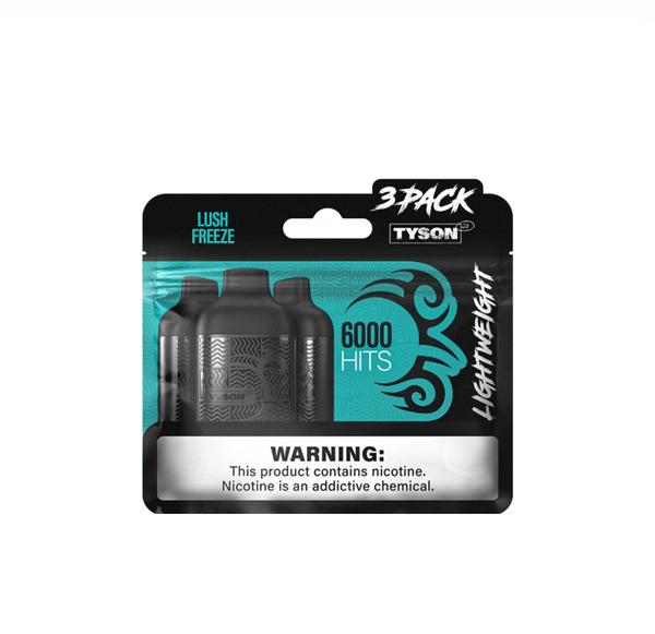 TYSON 6000HITS 3PACK 10CT