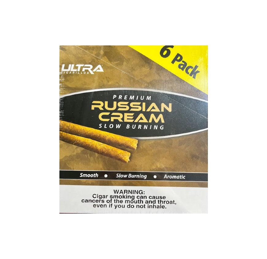ULTRA CIGARILLOS 6/99c RUSSIAN CREAM 15CT