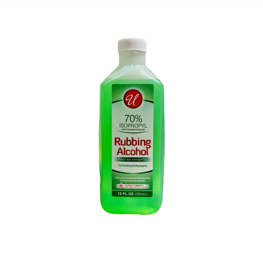 UNI 70% ALCOHOL RUBBING 12 OZ