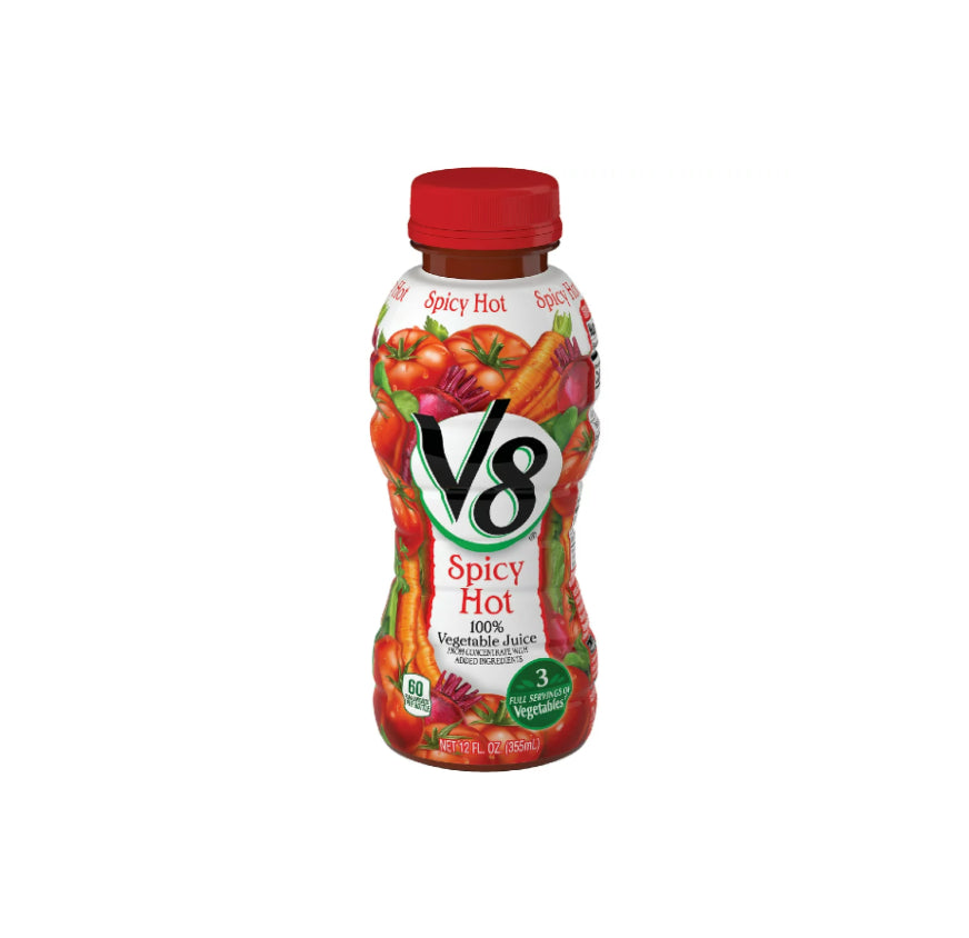 V8 JUICE (SPICY HOT) 12oz/12ct