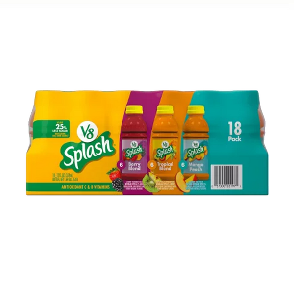 V8 SPLASH MIX 12oz-18ct