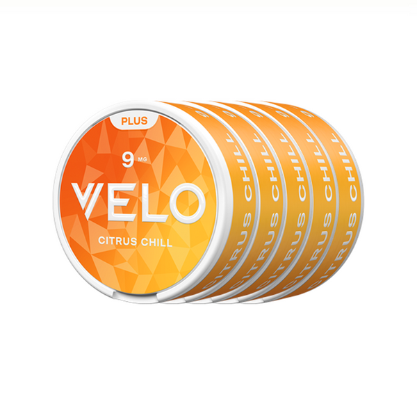 VELO PLUS CITRUS CHILL 9MG 5PK