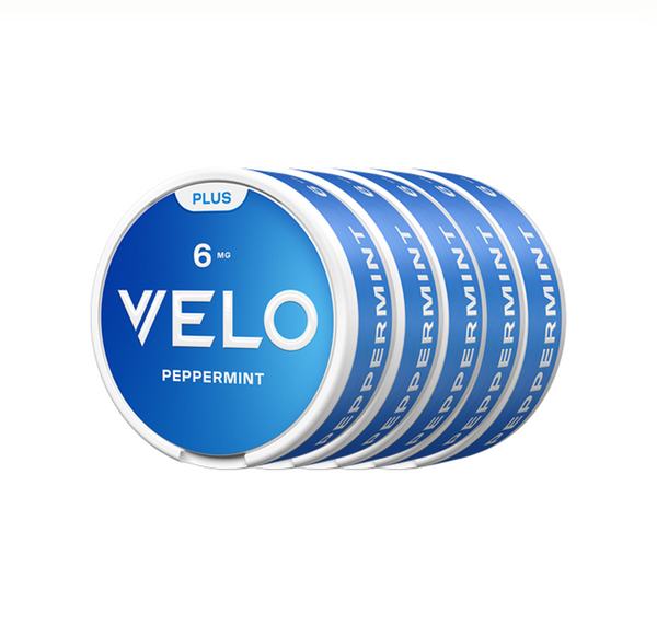 VELO PLUS PEPPERMINT 6MG 5PK