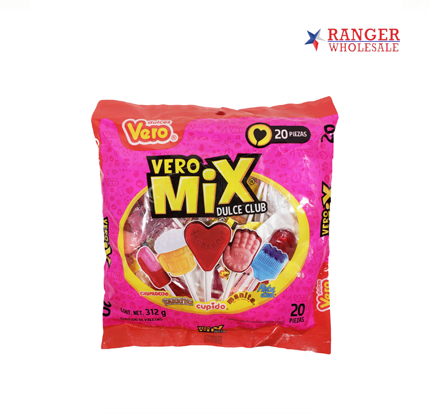 VERO MIX LOLLIPOP BAG 20CT