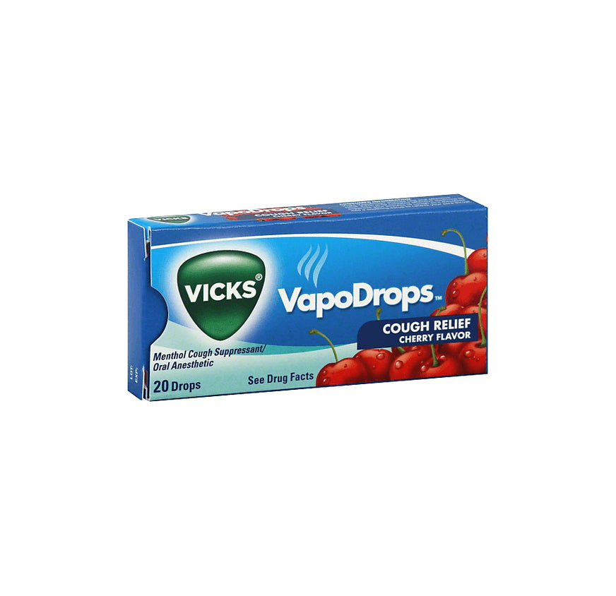 VICKS COUGH DROPS CHERRY20CT