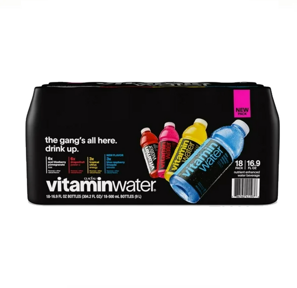 VITAMIN WATER 16.9OZ  18 CT