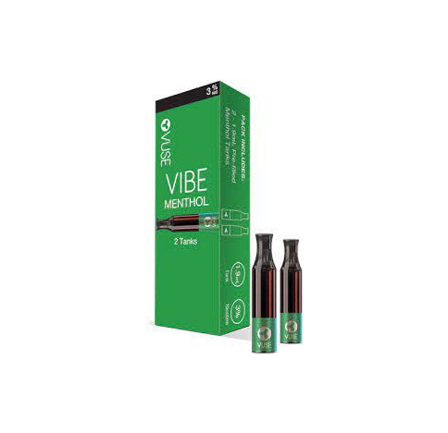 VUSE VIBE TANK3% 2/5CT MENTHOL Ranger Wholesale VUSE VIBE TANK3% 2/5CT MENTHOL Ranger Wholesale