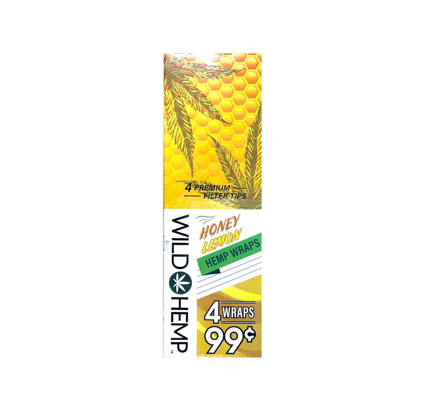WILD HEMPWRAP 4/20PK H LEMON