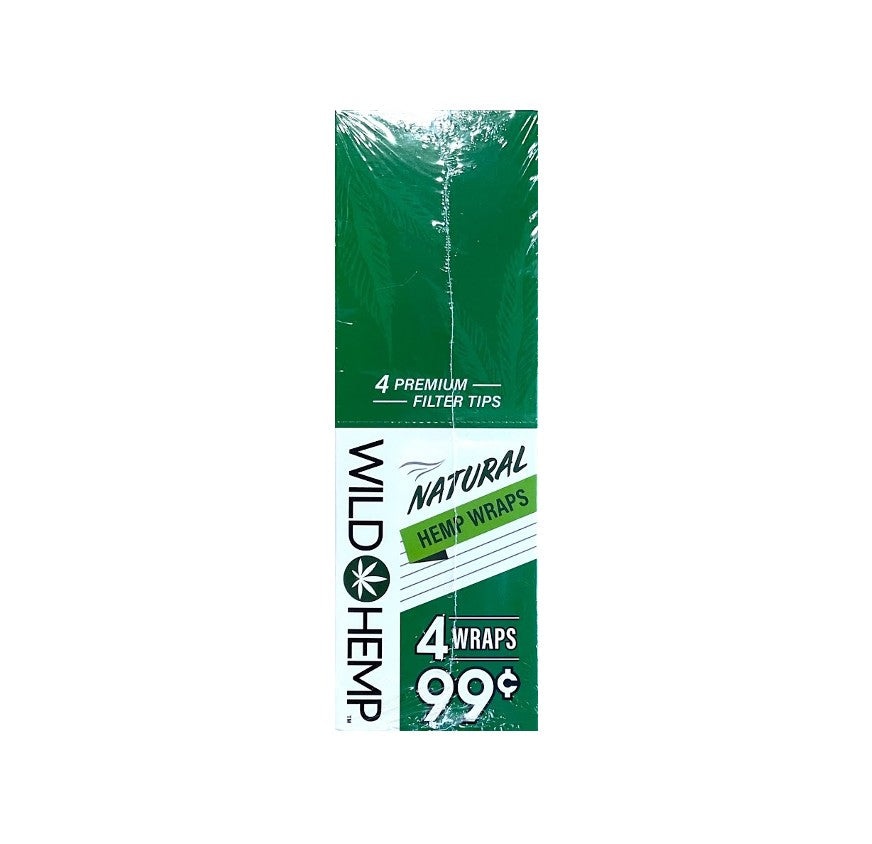 WILD HEMPWRAP 4/20PK NATURAL