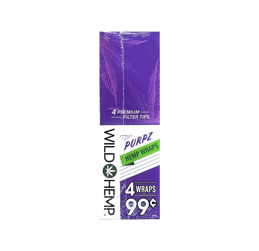 WILD HEMPWRAP 4/20PK PURPZ