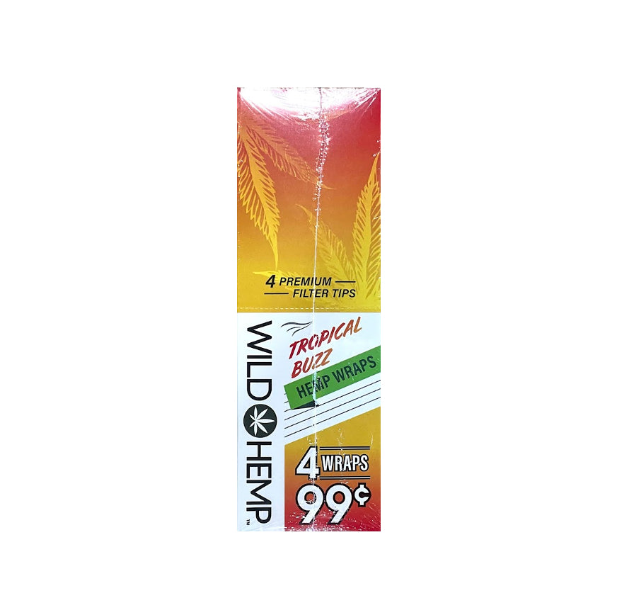 WILD HEMPWRAP 4/20PK TROP BUZZ