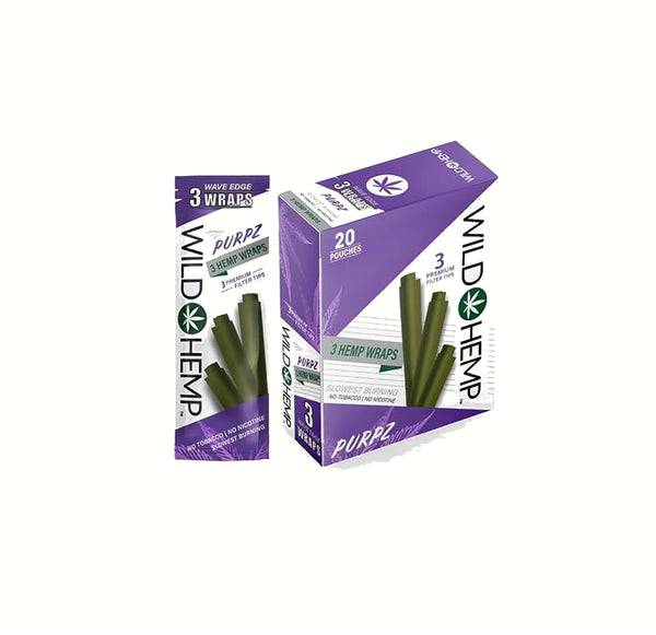WILD HEMPWRAP 3/20CT PURPZ