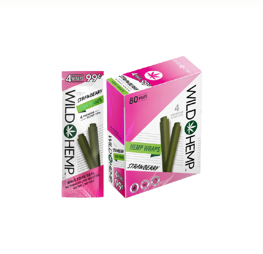 WILD HEMPWRAP 4/20PK STRAW