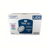 WINCUP WHT LIDS 32-44OZ 1000CT