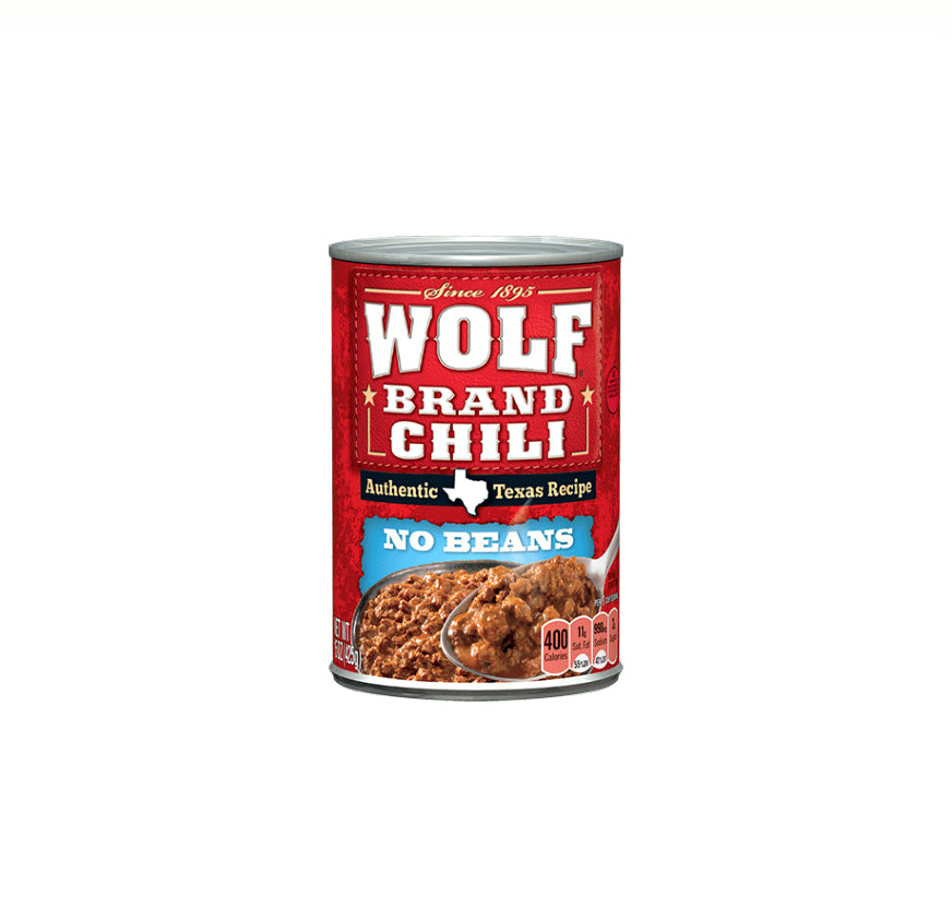 WOLF CHILI NO BEANS 15oz*sb