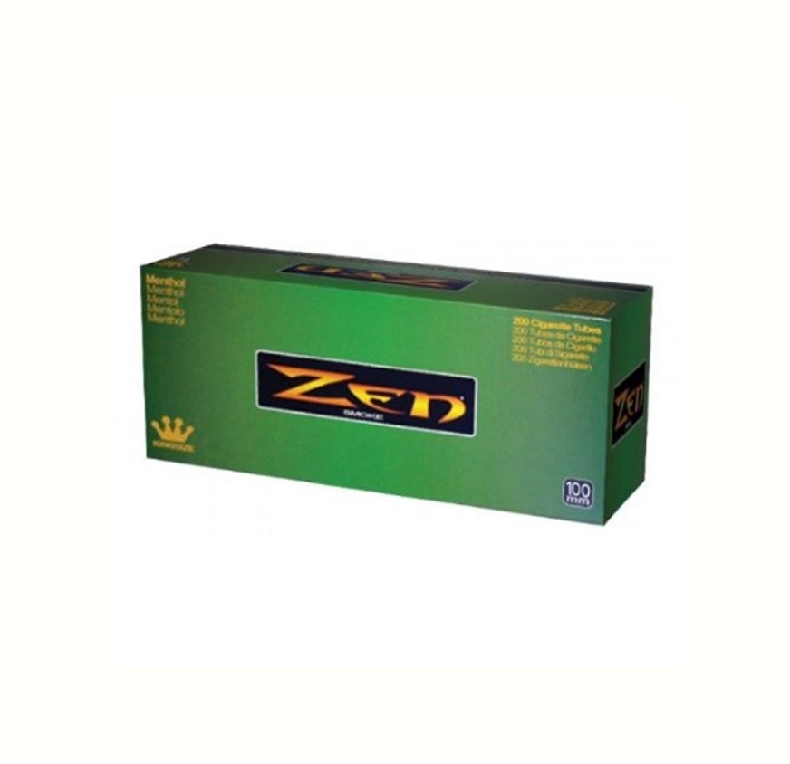 ZEN TUBE MENTHOL 100MM 200CT