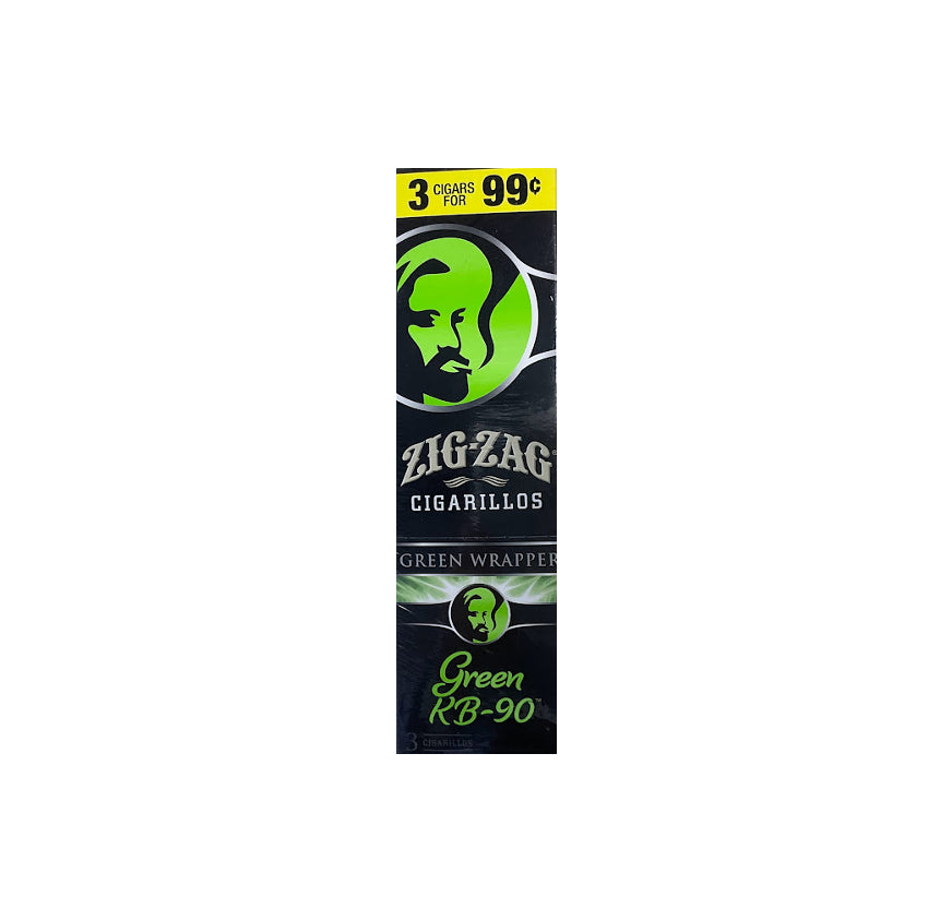 ZIG ZAG GREEN KB 90 3 /99 CENT