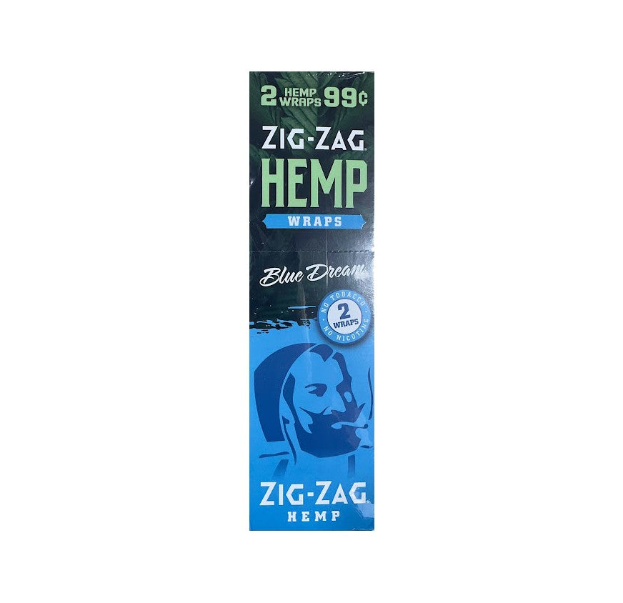 ZIG-ZAG HEMP WRAPS-BLUE DREAM