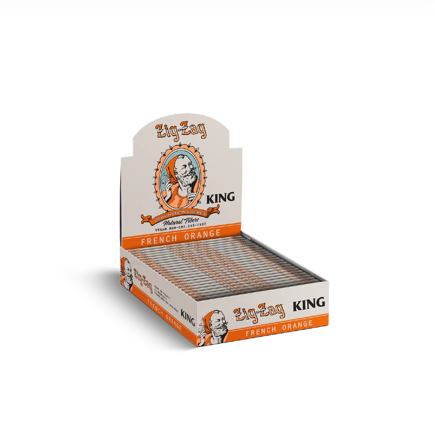 ZIG ZAG PAPER ORANGE KING 24CT