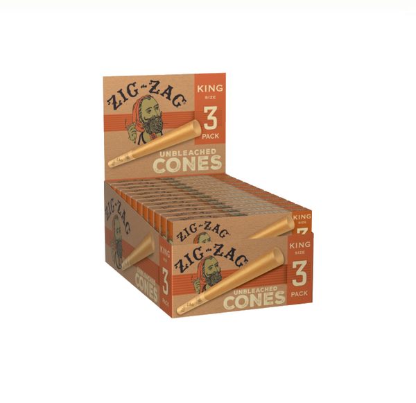ZIG ZAG UNBL CONE 2/.99 KING
