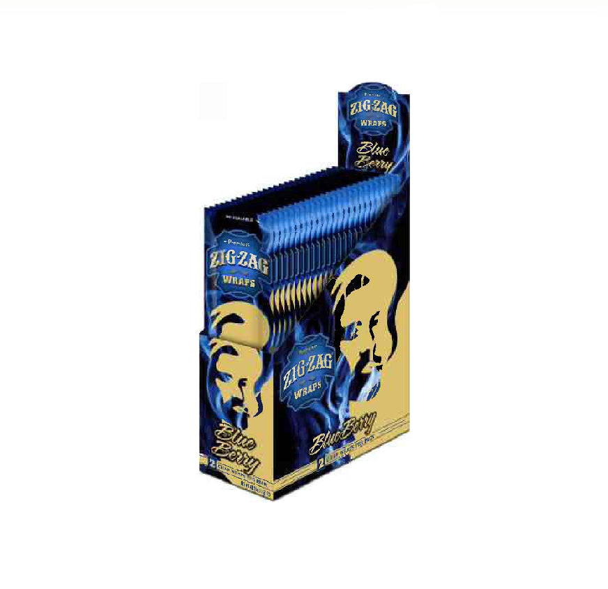 ZIG ZAG WRAPS 25/2CT BLUBERRY