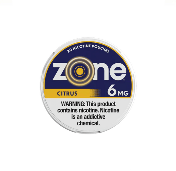 ZONE CITRUS 6MG 5CT