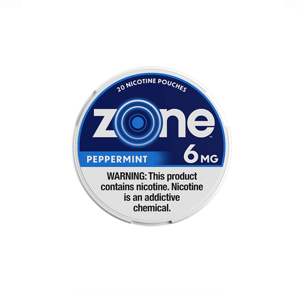 ZONE PEPPERMINT 6MG 5CT