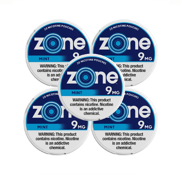 ZONE PEPPERMINT 9MG 5CT