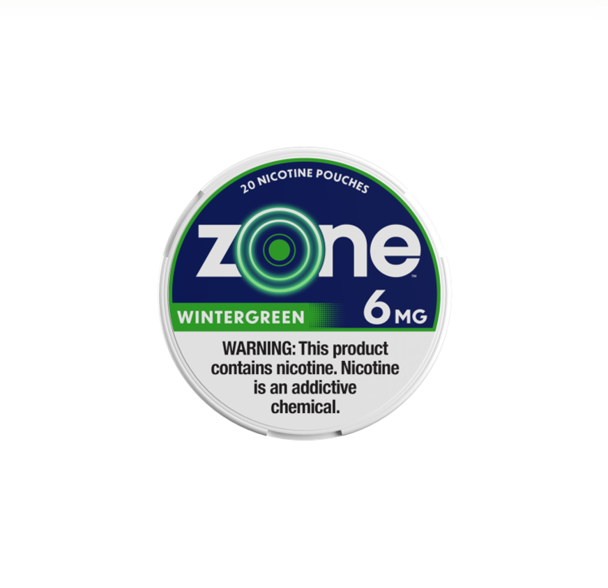ZONE WINTERGREEN 6MG 5CT