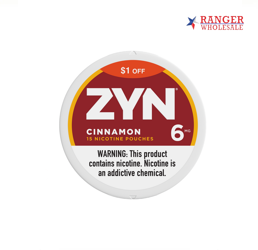 ZYN CINNAMON 6MG $1 OFF
