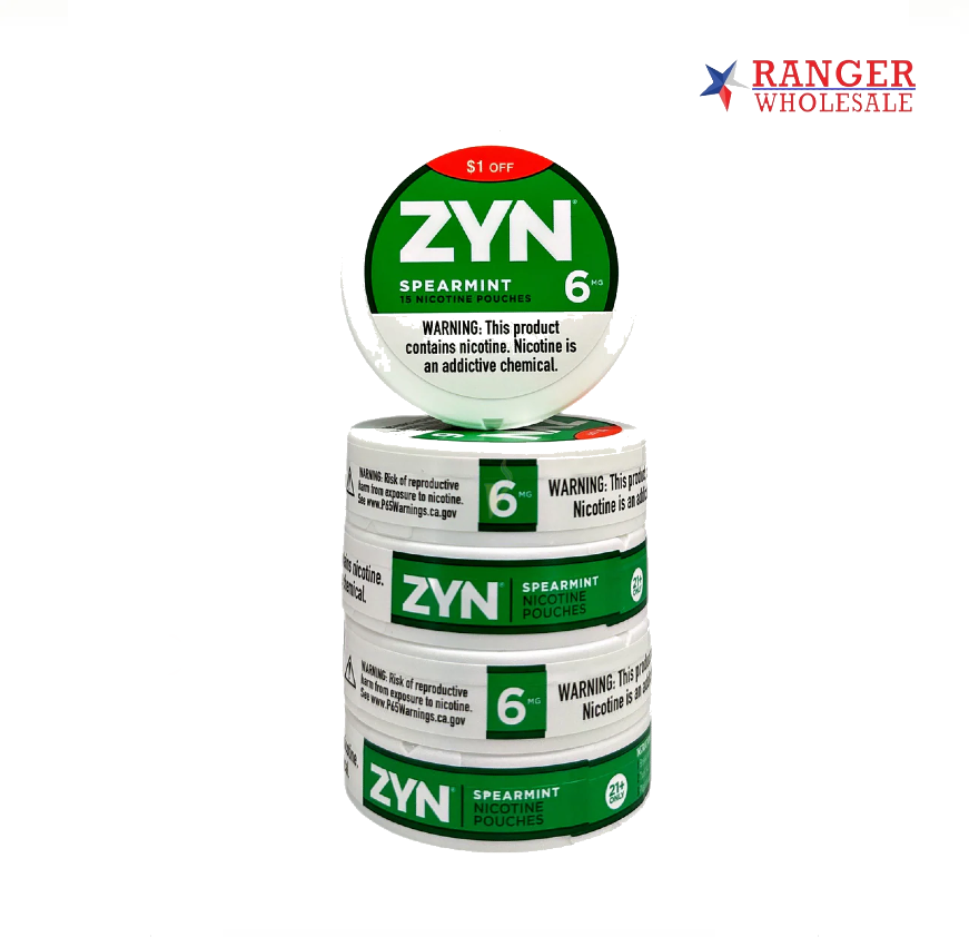 ZYN SPEARMINT 6MG $1 OFF