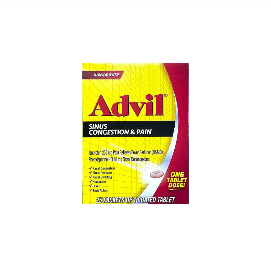 ADVIL CONGESTION RELIEF 25CT