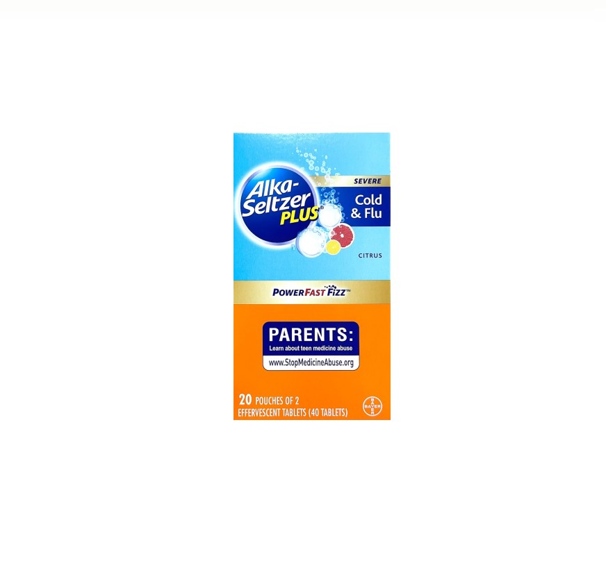 ALKA SELTZER COLD&FLU 2/20CT