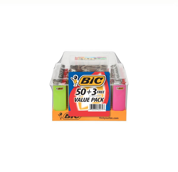 BIC MINI LIGHTER 50CT +3