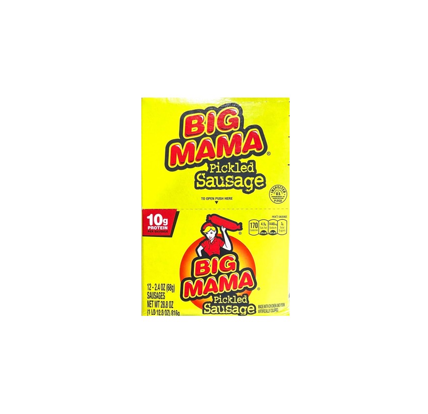 BIG MAMA SAUSAGE 2.4oz -12CT