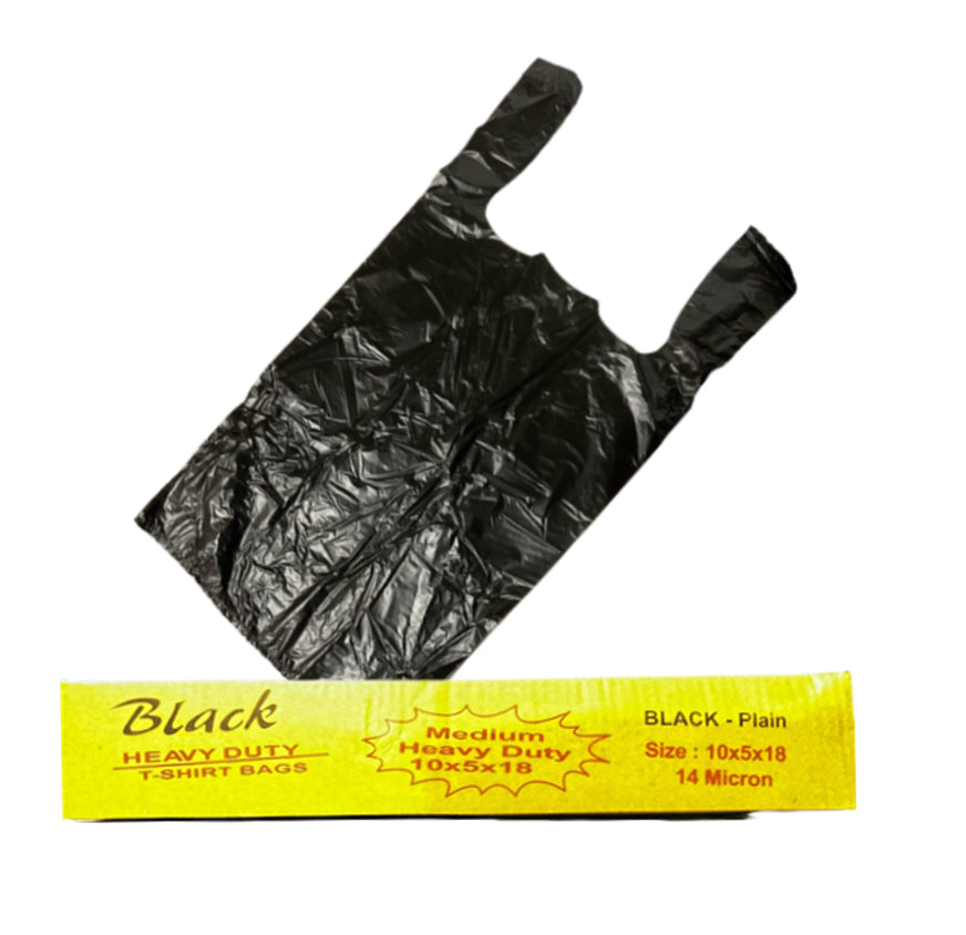 PLASTIC BLK MED10x5x18 1000CT
