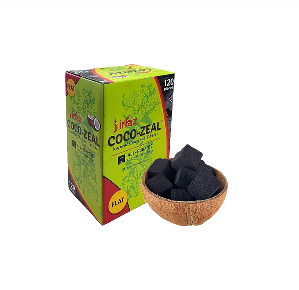 COCO ZEAL CHARCOAL 120CT