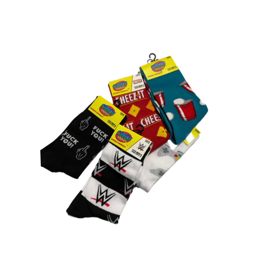 CRAZY SOCKS 1 PAIR