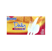 DIAMOND MIX CUTLERY 24CT